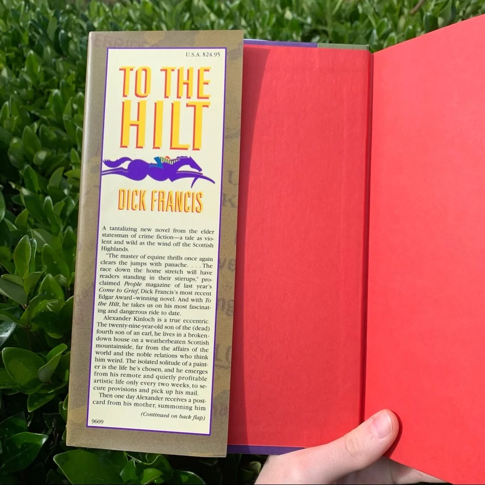 To The Hilt By Dick Francis Hardback Book